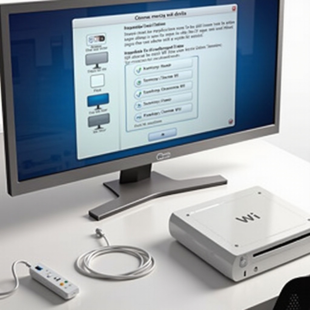 how to connect a wii to a computer monitor